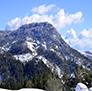 View of Sawmill Peak from Paradise, California.